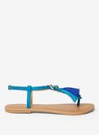 Dorothy Perkins Blue Marbella Tassel Sandals