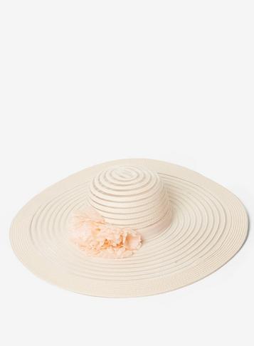 Dorothy Perkins Blush Occasion Floral Floppy Hat