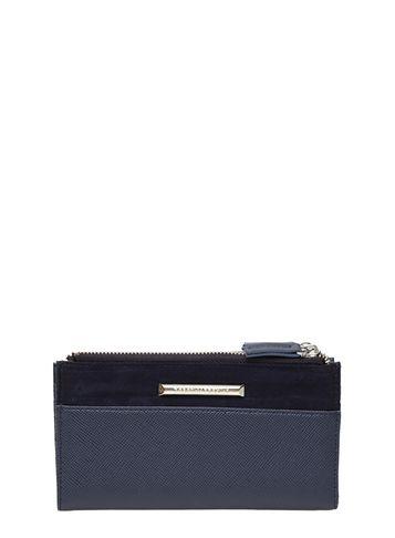 Dorothy Perkins Navy Mix Double Zip Purse