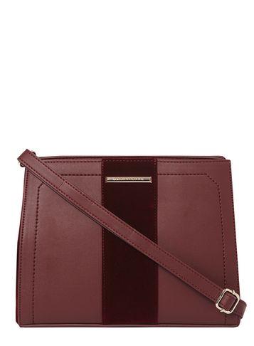 Dorothy Perkins Burgundy Ring Handle Tote Bag