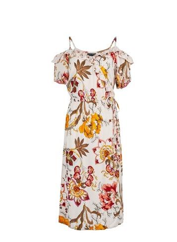 Dorothy Perkins Pink Floral Print Wrap Dress