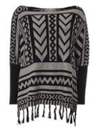 Dorothy Perkins *voulez Vous Grey Split Neck Poncho