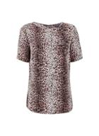 Dorothy Perkins Multicolour Animal Print Zip Pocket Blouse