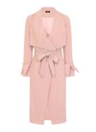 Dorothy Perkins *girls On Film Dusty Pink Twill Trench Coat