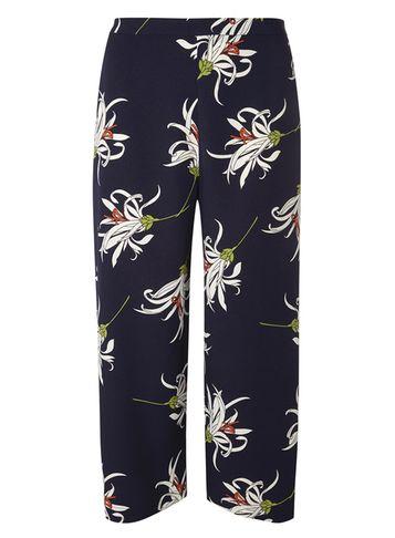 Dorothy Perkins Navy Floral Oriental Culottes