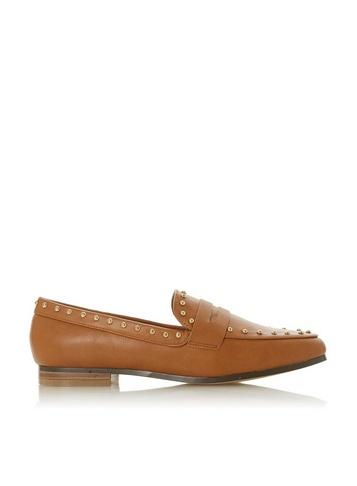 *head Over Heels By Dune Nude 'gesta' Ladies Loafers