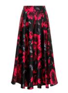 Dorothy Perkins Black Floral A-line Skirt