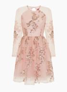 Dorothy Perkins *chi Chi London Rose Gold Sequined Midi Dress