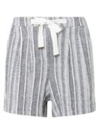 Dorothy Perkins Grey Stripe Chambray Shorts