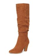 Dorothy Perkins Wide Fit Tan 'wynter' Boots
