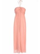 Dorothy Perkins *alice & You Coral Halterneck Maxi Dress