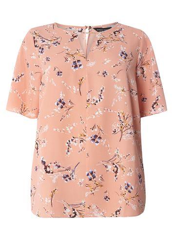 Dorothy Perkins Dp Curve Coral Keyhole Top