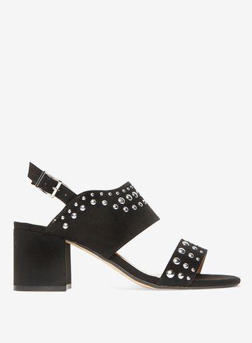 Dorothy Perkins Black 'sapphire' Heeled Sandals