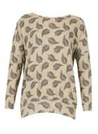 Dorothy Perkins *izabel London Grey Feather Sweatshirt