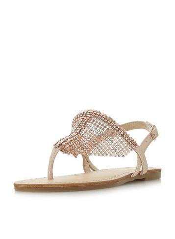 Dorothy Perkins *head Over Heels By Dune Nanci Ladies Flat Sandals