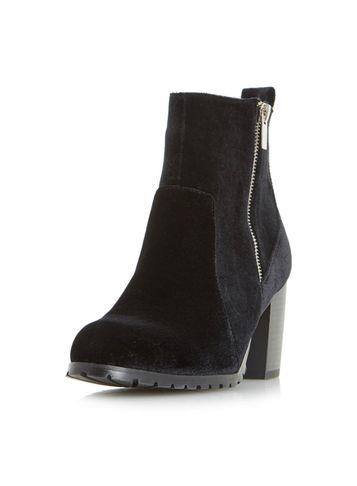 Dorothy Perkins *head Over Heels By Dune Black 'pippaa' Ankle Boots
