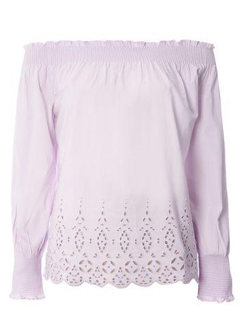 Dorothy Perkins Lilac Cutwork Bardot Top