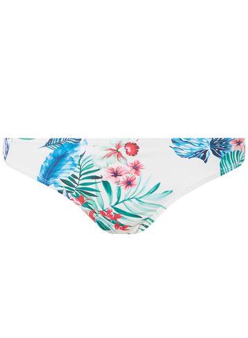 Dorothy Perkins *ivory Tropical Print Bikini Bottoms