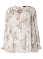 Dorothy Perkins *dp Curve Floral Ruffle Blouse
