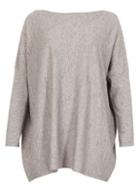 Dorothy Perkins *izabel London Grey Oversized Knitted Jumper