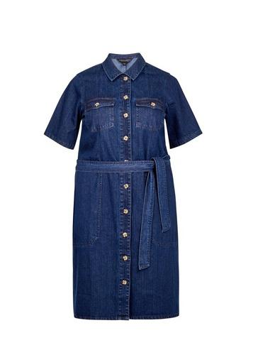 Dorothy Perkins *dp Curve Indigo Denim Shirt Dress