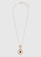 Dorothy Perkins Black Catseye Gold Necklace