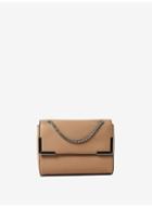 Dorothy Perkins Taupe Metal Corner Cross Body Bag