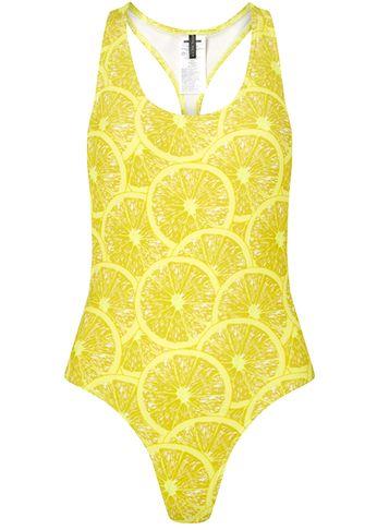 Dorothy Perkins *noisy May Lemon Racer Back Swimsuit