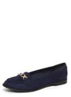 Dorothy Perkins Navy Wide Fit 'lydia' Loafers
