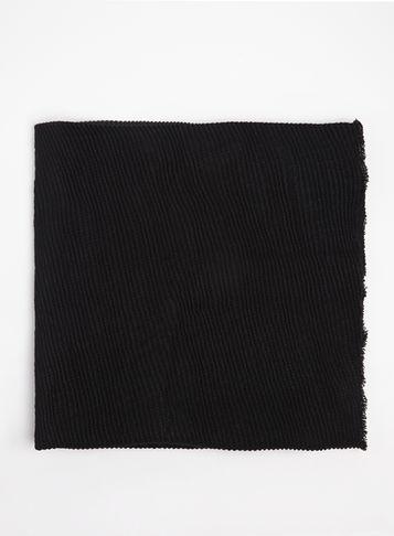 Dorothy Perkins Black Pleated Scarf