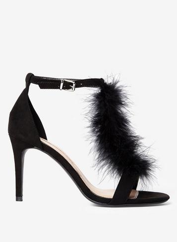 Dorothy Perkins Black 'beau' Heeled Sandals