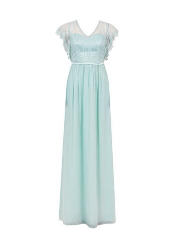 *showcase Tall Green Lace Bodice Maxi Dress