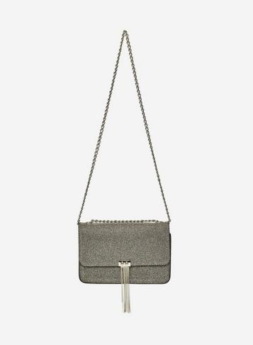 Dorothy Perkins Gold Metal Tassel Cross Body Bag