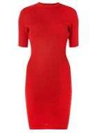 Dorothy Perkins Red High Neck Knitted Dress