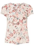Dorothy Perkins *billie & Blossom Petite Blush Butterfly Shell Top