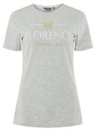 Dorothy Perkins *tall Grey 'florence' Motif T-shirt