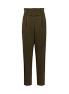 Dorothy Perkins *olive Paperbag Trousers