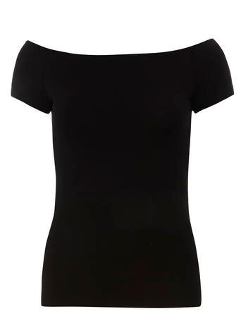 Dorothy Perkins Black Bardot Top