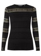 Dorothy Perkins *tall Black Lace Top