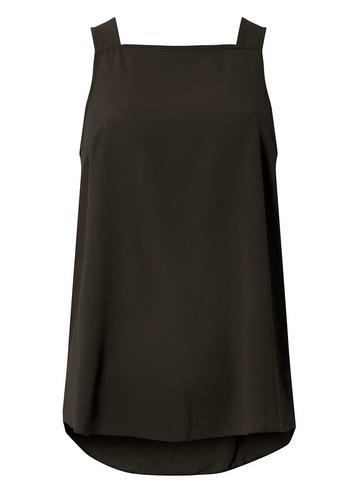 Dorothy Perkins Black Square Neck Top
