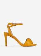 Dorothy Perkins Yellow Beth Origami Heel Sandals