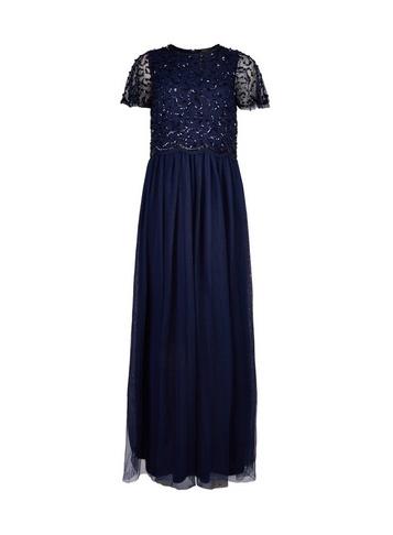 *showcase Navy 'tina' Forest Maxi Dress