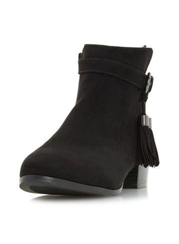 Dorothy Perkins *head Over Heels 'patrice' Black Ankle Boots