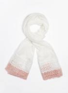 Dorothy Perkins Ecru Lace Insert Scarf
