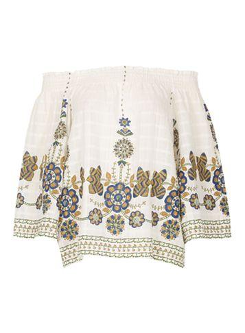 Dorothy Perkins *tenki White Off Shoulder Top