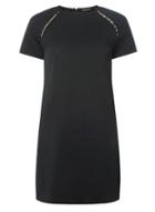 Dorothy Perkins Black Pearl Trim Shift Dress