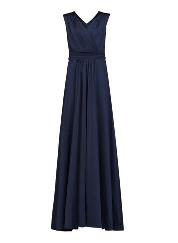 *jolie Moi Navy Wrap Maxi Dress