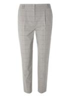 Dorothy Perkins Black And White Check Ankle Grazer Trousers