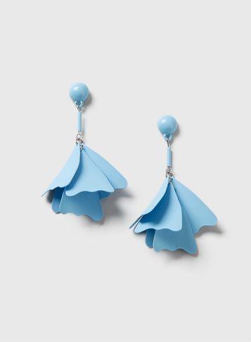 Dorothy Perkins Blue Petal Drop Earrings