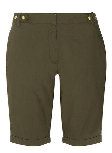 Dorothy Perkins Khaki Poplin Knee Length Shorts